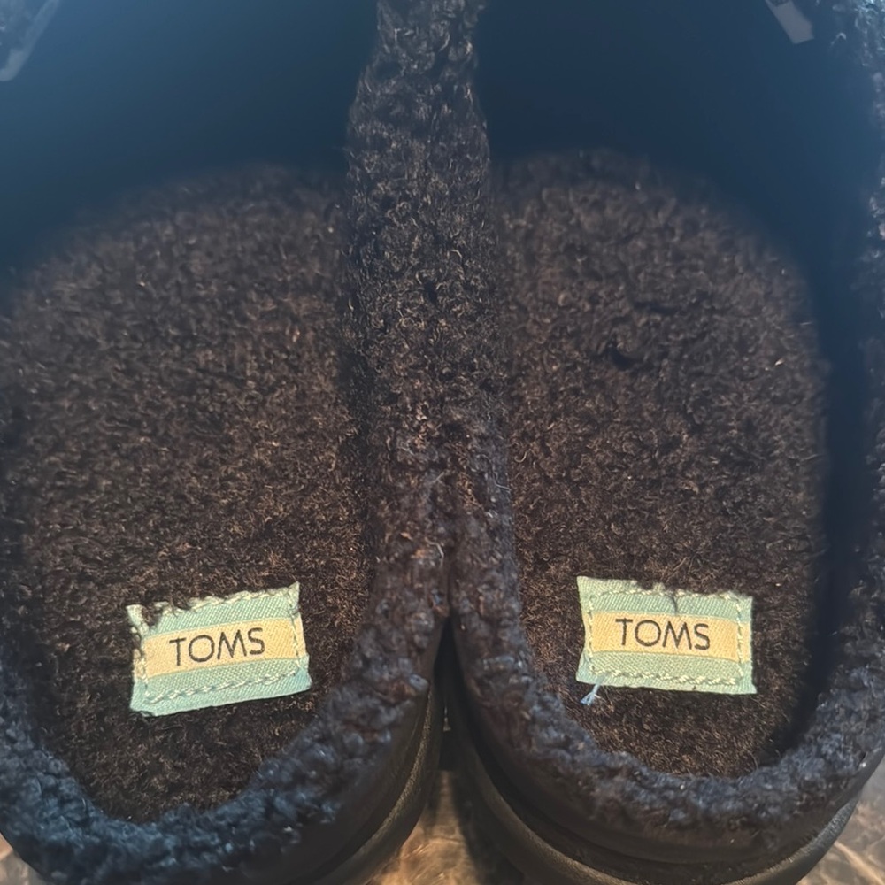 Toms Sage Tan Classic Leopard Matte Woven Slippers Women’s Size 9 - Picture 3 of 11